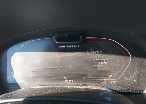 2021 BMW 750I xDrive z USA, uszkodzony, nr VIN WBA7U2C04MCF85969